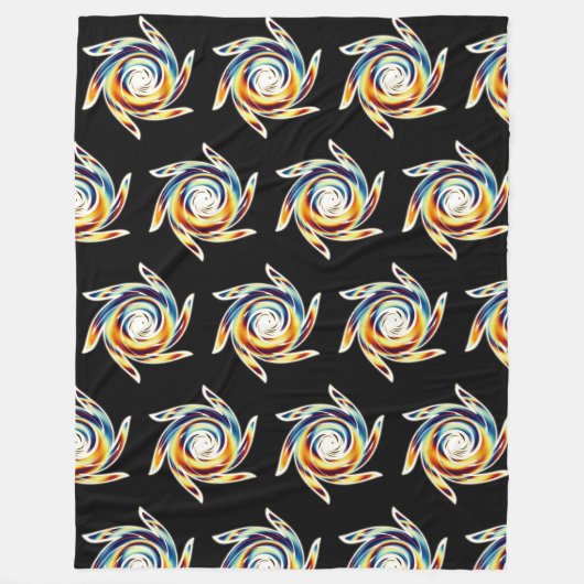 Couverture Polaire Roue de vie (Devant)