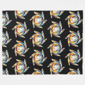 Couverture Polaire Roue de vie (Devant (Horizontal))