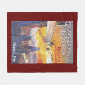 Couverture Polaire Rouen, France - pilote et avion (Devant (Horizontal))