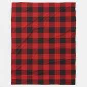 Couverture Polaire Rouge (Devant)