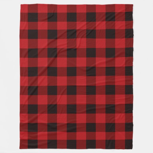 Couverture Polaire Rouge (Devant)