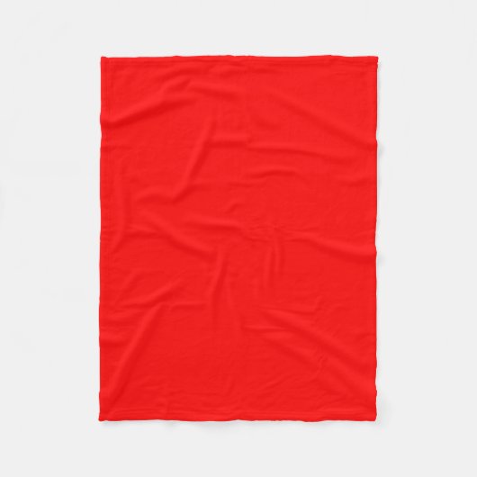 Couverture Polaire Rouge (Devant)