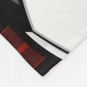 Couverture Polaire Rouge brillant de ballon de football (Coin)