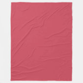Couverture Polaire Rouge brique (couleur solide) (Devant)