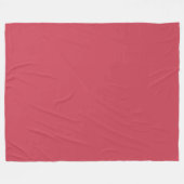 Couverture Polaire Rouge brique (couleur solide) (Devant (Horizontal))