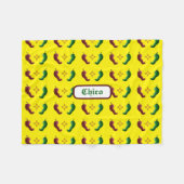 Couverture Polaire Rouge chili vert chili zia soleil (Devant (Horizontal))