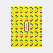 Couverture Polaire Rouge chili vert chili zia soleil (Devant)