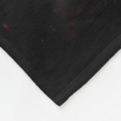 Couverture Polaire Rouge de rose de galaxie (Coin)