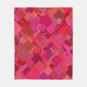 Couverture Polaire Rouge décoratif (Devant)