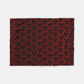 Couverture Polaire Rouge Et Noir (Devant (Horizontal))