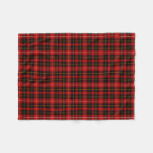 Couverture Polaire Rouge et noir O'Connell Tartan (Devant (Horizontal))
