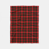 Couverture Polaire Rouge et noir O'Connell Tartan (Devant)