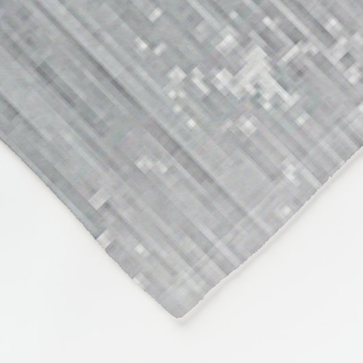 Couverture Polaire Rouge, noir, noir et gris rayé  (Coin)