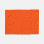 Couverture Polaire Rouge orange (Devant (Horizontal))