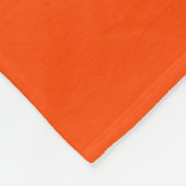 Couverture Polaire Rouge orange (Coin)