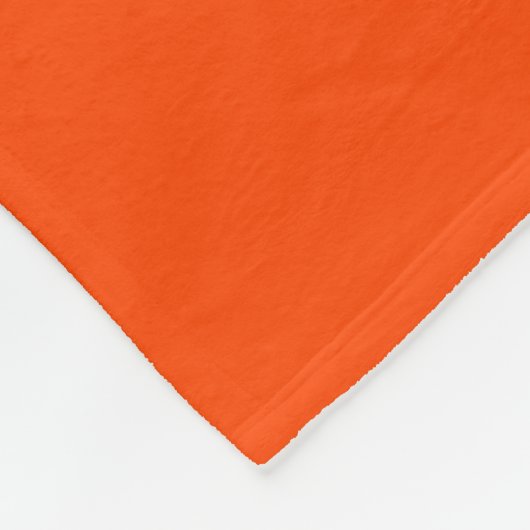 Couverture Polaire Rouge orange (Coin)