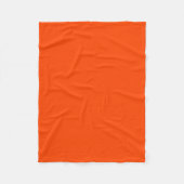 Couverture Polaire Rouge orange (Devant)