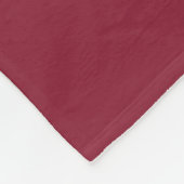 Couverture Polaire Rouge Simple Script Amour (Coin)