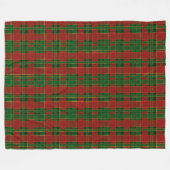 Couverture Polaire Rouge vert or Plaid (Devant (Horizontal))