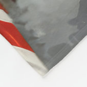 Couverture Polaire Rough Collie Chien Festif de Noël (Coin)