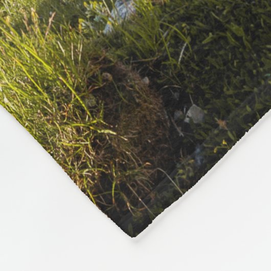 Couverture Polaire Rough Collies Portrait & Sheepherding - Customisé (Coin)