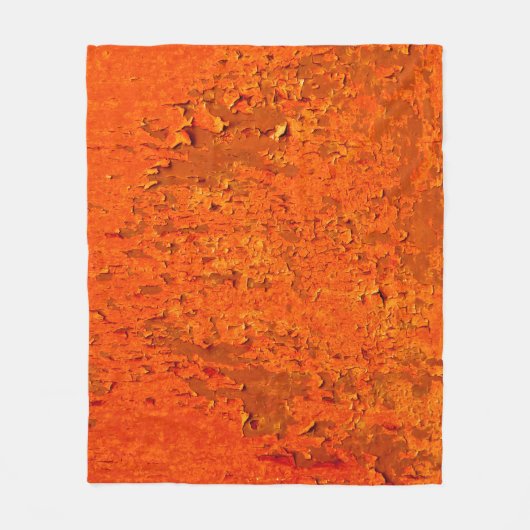 Couverture Polaire Rouille vintage : vieille surface texturée (Devant)