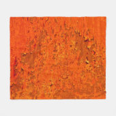 Couverture Polaire Rouille vintage : vieille surface texturée (Devant (Horizontal))