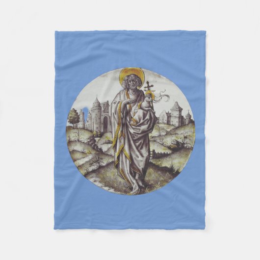 Couverture Polaire Roundel avec Saint Jean Le Baptiste (Devant)