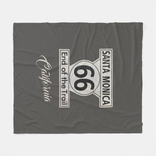 Couverture Polaire Route 66 (Devant (Horizontal))