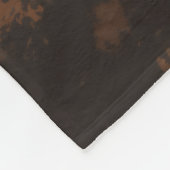 Couverture Polaire Route de Campagne Stylisée Eté Doré (Coin)