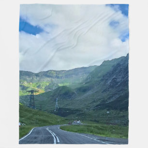 Couverture Polaire Route de Transfagarasan – Impression de la montagn
