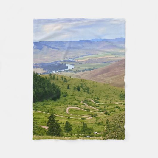 Couverture Polaire Route sinueuse (Devant)
