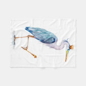 Couverture Polaire Royal Blue Heron (Devant (Horizontal))