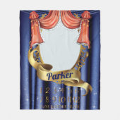 Couverture Polaire Royal Prince Baby Milestone (Devant)