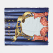 Couverture Polaire Royal Prince Baby Milestone (Devant (Horizontal))