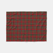 Couverture Polaire Royal Stewart Plaid Fleece Blanche (Devant (Horizontal))