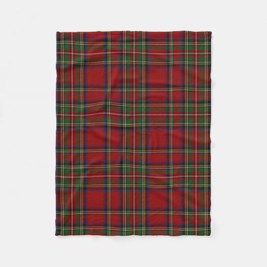 Couverture Polaire Royal Stewart Tartan Motif traditionnel (Devant)