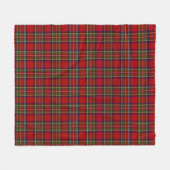Couverture Polaire Royal Stewart Tartan Plaid Scottish Motif (Devant (Horizontal))