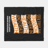 Couverture Polaire Royaume Entrepreneur Christian Business (Devant (Horizontal))