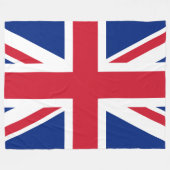 Couverture Polaire Royaume-Uni (British Flag) (Union Jack) (Royaume-U (Devant (Horizontal))