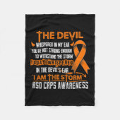 Couverture Polaire Rsd Crps Conscience Je Suis Le Diable De La Tempêt (Devant)