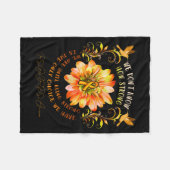Couverture Polaire Rsrps Awareness Flower We Dont Know How Strong (Devant (Horizontal))