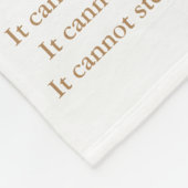 Couverture Polaire Ruban de sensibilisation à l'ambre Appendice Couve (Coin)