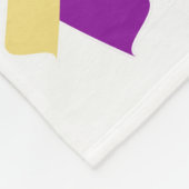 Couverture Polaire Ruban de sensibilisation (cancer de la vessie) (Coin)