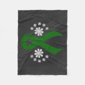 Couverture Polaire Ruban de sensibilisation écologique du tableau de  (Devant)