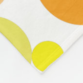 Couverture Polaire Ruban de sensibilisation rouge + votre message (Coin)