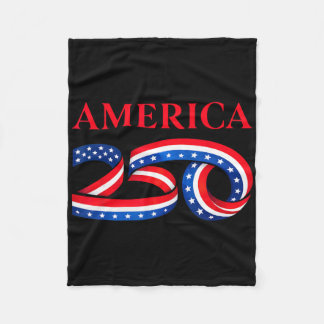 Couverture Polaire Ruban Drapeau États-Unis 250 Ans Amérique 250e Ann