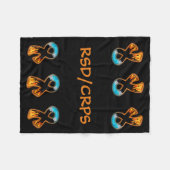 Couverture Polaire Ruban incendie et glace (Devant (Horizontal))