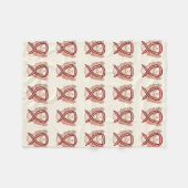 Couverture Polaire Ruban souple pour la sensibilisation au cancer de (Devant (Horizontal))