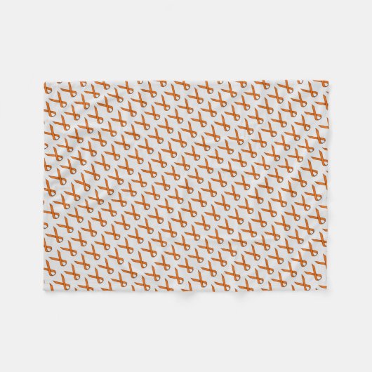 Couverture Polaire Ruban standard orange (Devant (Horizontal))